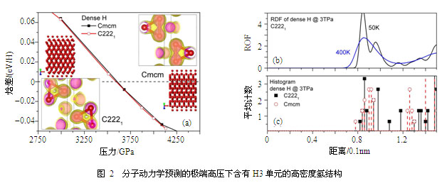 极端压缩条件下氢的结构与相图理论模拟研究